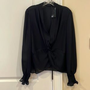 PAIGE silk black blouse